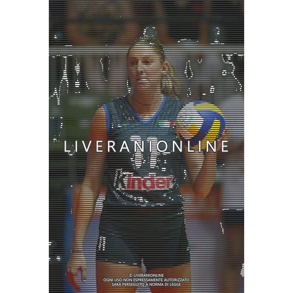 NAZIONALE ITALIANA VOLLEY FEMMINILE LUGLIO 2003 nella foto Paggi Paola* foto fabrizio terruso/Agenzia Aldo Liverani