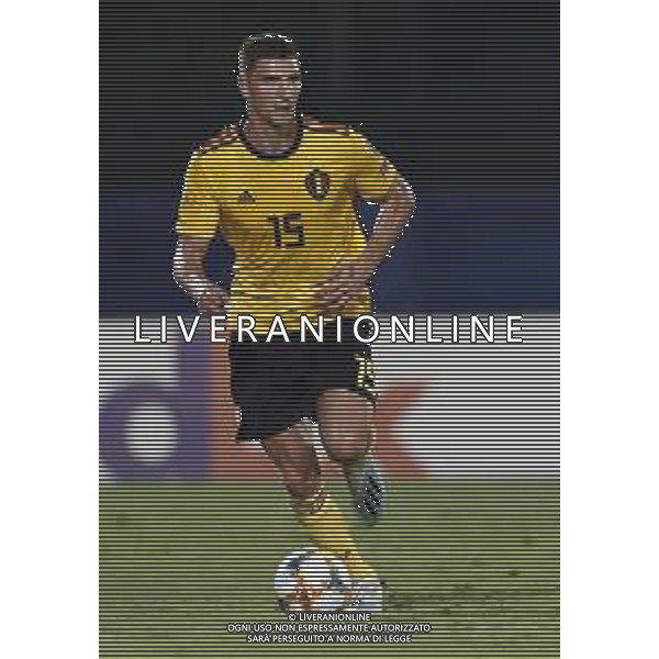 UEFA Euro 2020 - Qualificazioni del gruppo I San Marino - Belgio - nella foto: Thomas Meunier (Belgium) ©Claudio Zamagni/Agenzia Aldo Liverani s.a.s. Thomas Meunier (Belgium) during the UEFA Euro 2020 Qualifier Group I between San Marino and Belgium at San Marino Olympic Stadium on September 6 2019 in Serravalle - Republic of San Marino photo credit by Claudio Zamagni/Agenzia Aldo Liverani s.a.s.