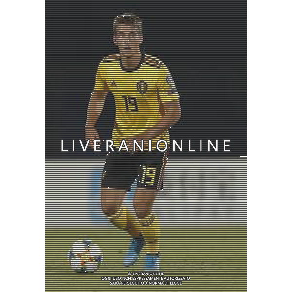 UEFA Euro 2020 - Qualificazioni del gruppo I San Marino - Belgio - nella foto: Dennis Praet (Belgium) ©Claudio Zamagni/Agenzia Aldo Liverani s.a.s. Dennis Praet (Belgium) during the UEFA Euro 2020 Qualifier Group I between San Marino and Belgium at San Marino Olympic Stadium on September 6 2019 in Serravalle - Republic of San Marino photo credit by Claudio Zamagni/Agenzia Aldo Liverani s.a.s.