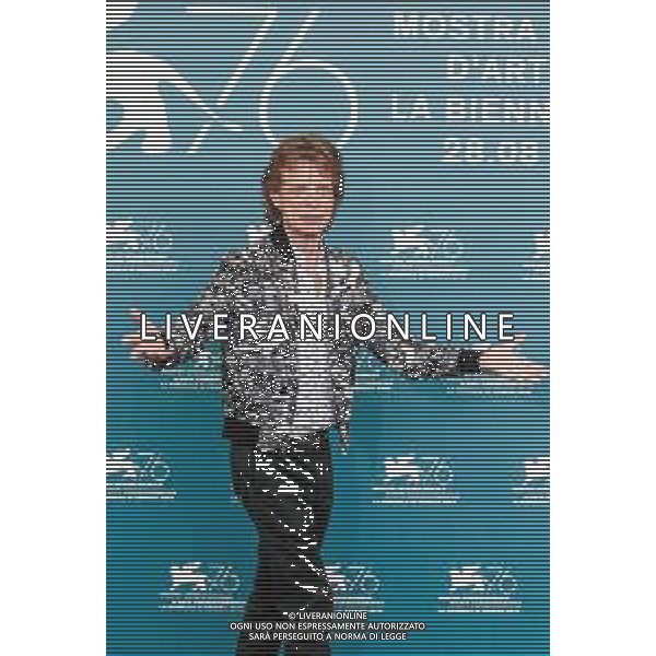 Mick Jagger poses during a photocall for the film "The Burnt Orange Heresy" presented out of competition on September 7, 2019 during the 76th Venice Film Festival at Venice Lido - 76ma Mostra Internazionale d’Arte Cinematografica Venezia 07.09.2019 ©Alessio marini / AGENZIA ALDO LIVERANI SAS