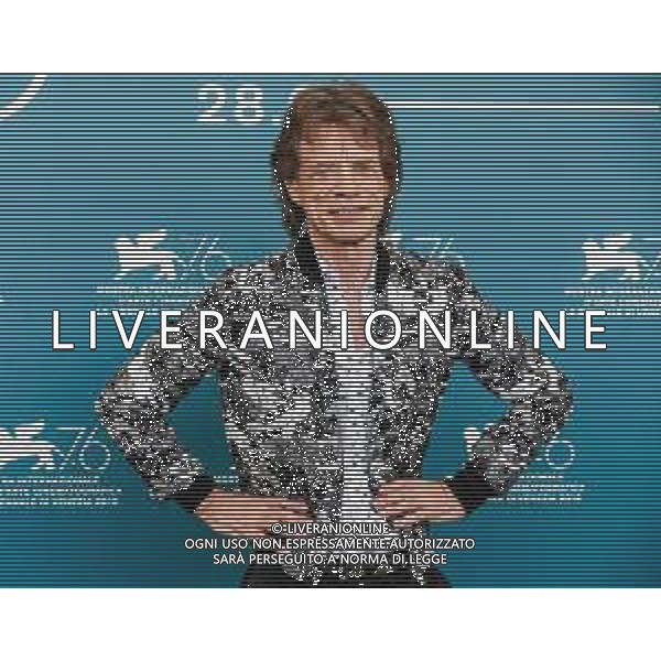Mick Jagger poses during a photocall for the film "The Burnt Orange Heresy" presented out of competition on September 7, 2019 during the 76th Venice Film Festival at Venice Lido. - 76ma Mostra Internazionale d’Arte Cinematografica Venezia 07.09.2019 ©Alessio marini / AGENZIA ALDO LIVERANI SAS