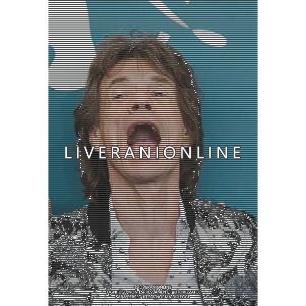 Mick Jagger poses during a photocall for the film "The Burnt Orange Heresy" presented out of competition on September 7, 2019 during the 76th Venice Film Festival at Venice Lido. - 76ma Mostra Internazionale d’Arte Cinematografica Venezia 07.09.2019 ©Alessio marini / AGENZIA ALDO LIVERANI SAS