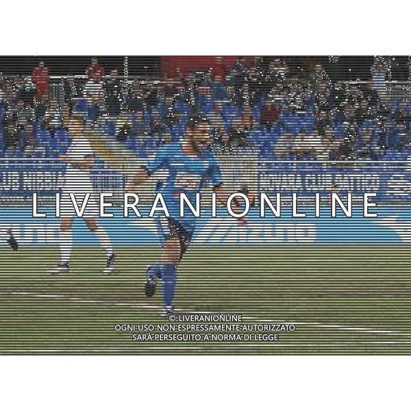 Novara Stadio Silvio Piola Campionato Lega Pro Girone A 07.09.2019 Novara - Lecco nella foto esultanza novara Schiavi Nicolas dopo il gol foto Antonio Saia - Ag. Aldo Liverani sas/ AGENZIA ALDO LIVERANI SAS NOVARA - LECCO Campionato Calcio Serie C Lega Pro Girone A 07.09.2019