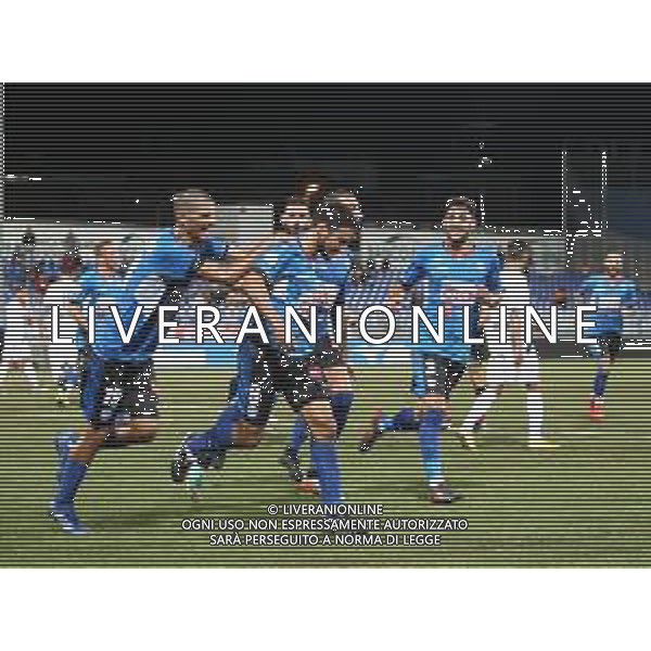 Novara Stadio Silvio Piola Campionato Lega Pro Girone A 07.09.2019 Novara - Lecco nella foto esultanza novara Schiavi Nicolas dopo il gol foto Antonio Saia - Ag. Aldo Liverani sas/ AGENZIA ALDO LIVERANI SAS NOVARA - LECCO Campionato Calcio Serie C Lega Pro Girone A 07.09.2019