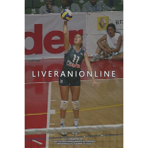 NAZIONALE ITALIANA VOLLEY FEMMINILE LUGLIO 2003 nella foto Paggi Paola* foto fabrizio terruso/Agenzia Aldo Liverani