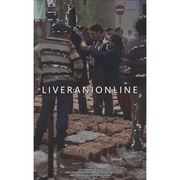 1990 MAZZARA DEL VALLO NELLA FOTO MERCATO DEL PESCE AL PORTO AG ALDO LIVERANI SAS