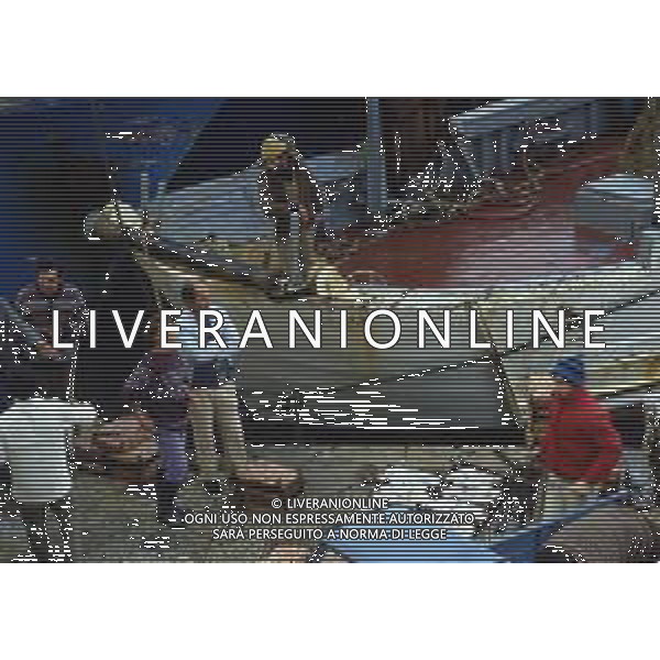 1990 MAZZARA DEL VALLO NELLA FOTO IMBACAZIONI PESCHERECCI A MAZZARA DEL VALLO AG ALDO LIVERANI SAS
