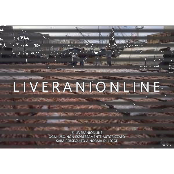 1990 MAZZARA DEL VALLO NELLA FOTO MERCATO DEL PESCE AL PORTO AG ALDO LIVERANI SAS