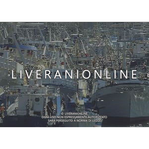 1990 MAZZARA DEL VALLO NELLA FOTO IMBACAZIONI PESCHERECCI A MAZZARA DEL VALLO AG ALDO LIVERANI SAS