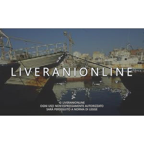 1990 MAZZARA DEL VALLO NELLA FOTO IMBACAZIONI PESCHERECCI A MAZZARA DEL VALLO AG ALDO LIVERANI SAS