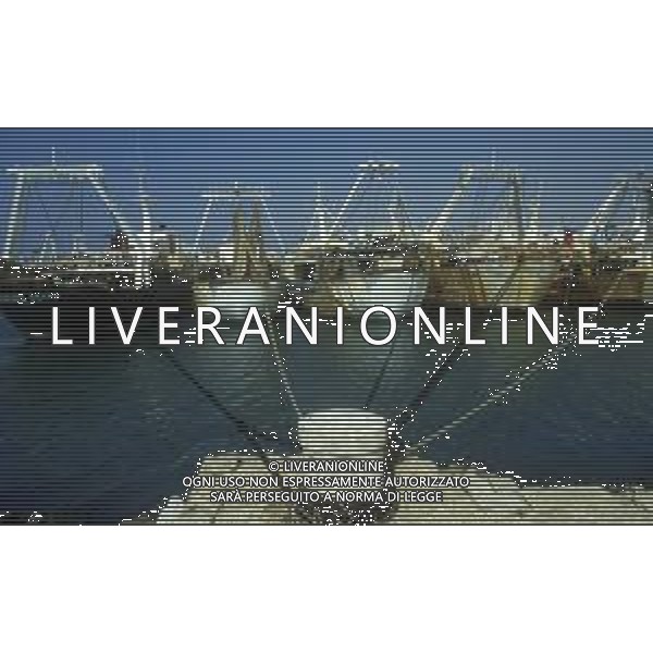 1990 MAZZARA DEL VALLO NELLA FOTO IMBACAZIONI PESCHERECCI A MAZZARA DEL VALLO AG ALDO LIVERANI SAS