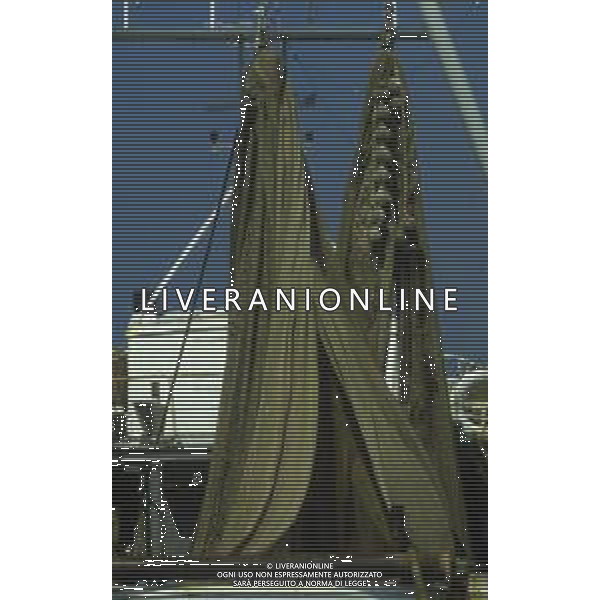 1990 MAZZARA DEL VALLO NELLA FOTO IMBACAZIONI PESCHERECCI A MAZZARA DEL VALLO AG ALDO LIVERANI SAS