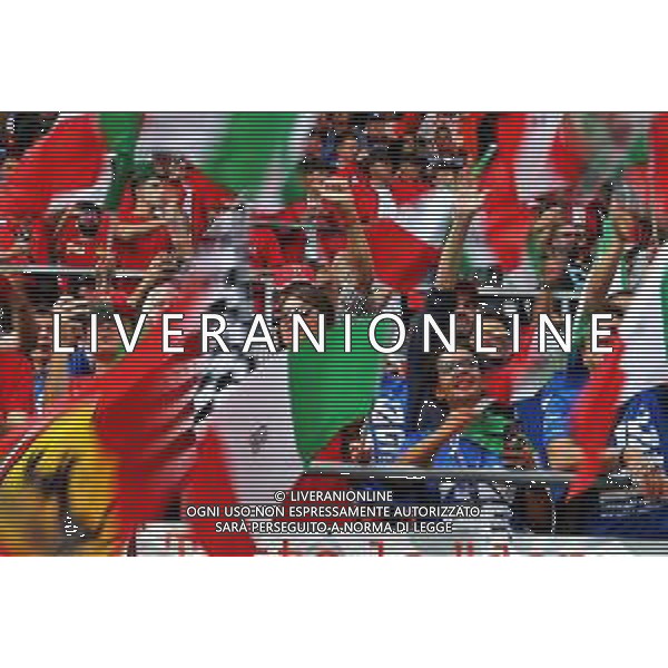 Circuit atmosphere - fans in the grandstand. 08.09.2019. Formula 1 World Championship, Rd 14, Italian Grand Prix, Monza, Italy, Race Day. AG ALDO LIVERANI SAS-ONLY ITALY