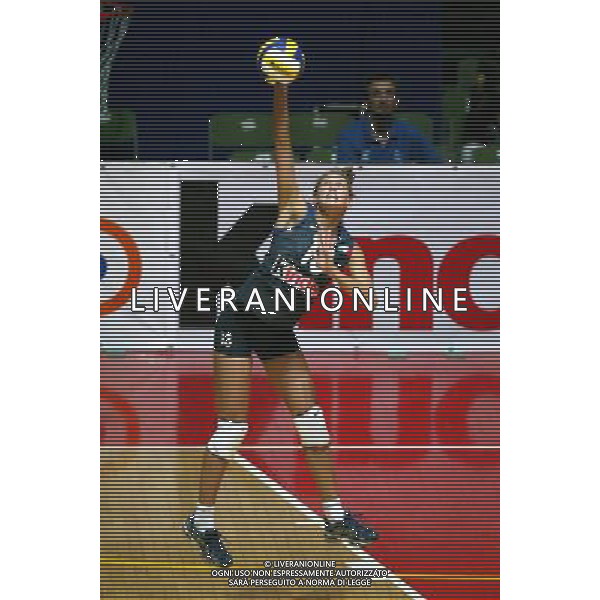 NAZIONALE ITALIANA VOLLEY FEMMINILE LUGLIO 2003 nella foto Sangiuliano Rachele* foto fabrizio terruso/Agenzia Aldo Liverani