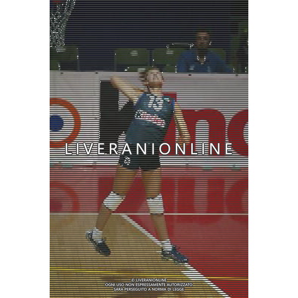 NAZIONALE ITALIANA VOLLEY FEMMINILE LUGLIO 2003 nella foto Sangiuliano Rachele* foto fabrizio terruso/Agenzia Aldo Liverani