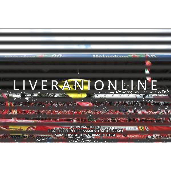 Circuit atmosphere - Ferrari fans in the grandstand. - tifosi 08.09.2019. Formula 1 World Championship, Rd 14, Italian Grand Prix, Monza, Italy, Race Day. / AGENZIA ALDO LIVERANI SAS - ITALY ONLY EDITORIAL USE ONLY - Gp F1 Italia Gara Monza 08.09.2019