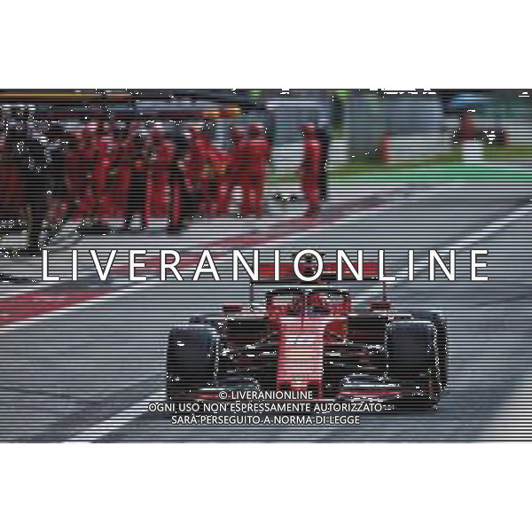 Charles Leclerc (MON) Ferrari SF90. 08.09.2019. Formula 1 World Championship, Rd 14, Italian Grand Prix, Monza, Italy, Race Day. / AGENZIA ALDO LIVERANI SAS - ITALY ONLY EDITORIAL USE ONLY - Gp F1 Italia Gara Monza 08.09.2019