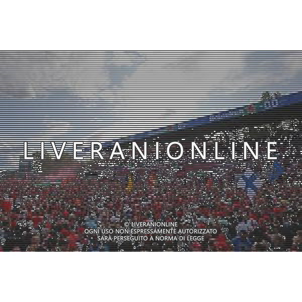 Podium atmosphere - tifosi Bandiere 08.09.2019. Formula 1 World Championship, Rd 14, Italian Grand Prix, Monza, Italy, Race Day. / AGENZIA ALDO LIVERANI SAS - ITALY ONLY EDITORIAL USE ONLY - Gp F1 Italia Gara Monza 08.09.2019
