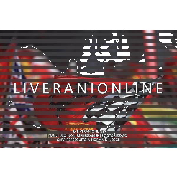 Podium atmosphere - tifosi Bandiere ferrari 08.09.2019. Formula 1 World Championship, Rd 14, Italian Grand Prix, Monza, Italy, Race Day. / AGENZIA ALDO LIVERANI SAS - ITALY ONLY EDITORIAL USE ONLY - Gp F1 Italia Gara Monza 08.09.2019