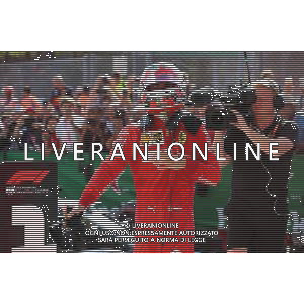 Charles Leclerc (MON) Ferrari SF90. 08.09.2019. Formula 1 World Championship, Rd 14, Italian Grand Prix, Monza, Italy, Race Day. / AGENZIA ALDO LIVERANI SAS - ITALY ONLY EDITORIAL USE ONLY - Gp F1 Italia Gara Monza 08.09.2019