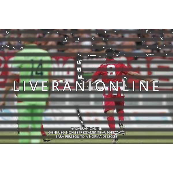 VIS PESARO - SAMBENEDETTESE Campionato di Calcio serie C 08/09/2019. nella foto: Esultanza Francesco Grandolfo (vis pesaro) dopo il goal ©Claudio Zamagni/Agenzia Aldo Liverani s.a.s. / AGENZIA ALDO LIVERANI SAS