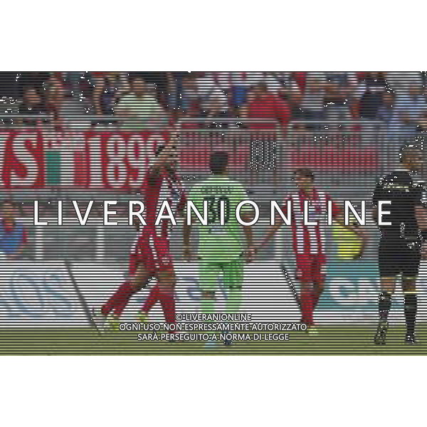 VIS PESARO - SAMBENEDETTESE Campionato di Calcio serie C 08/09/2019. nella foto: Esultanza Francesco Grandolfo (vis pesaro) dopo il goal ©Claudio Zamagni/Agenzia Aldo Liverani s.a.s. / AGENZIA ALDO LIVERANI SAS