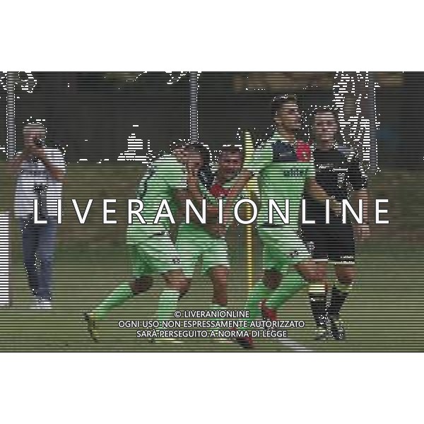 VIS PESARO - SAMBENEDETTESE Campionato di Calcio serie C 08/09/2019. nella foto: Esultanza sambenedettese dopo il goal ©Claudio Zamagni/Agenzia Aldo Liverani s.a.s. / AGENZIA ALDO LIVERANI SAS