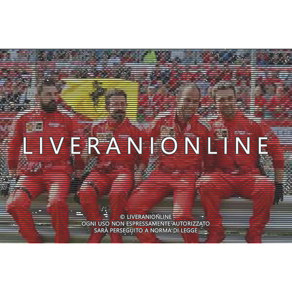 Ferrari mechanics on the grid. 08.09.2019. Formula 1 World Championship, Rd 14, Italian Grand Prix, Monza, Italy, Race Day. AG ALDO LIVERANI SAS-ONLY ITALY