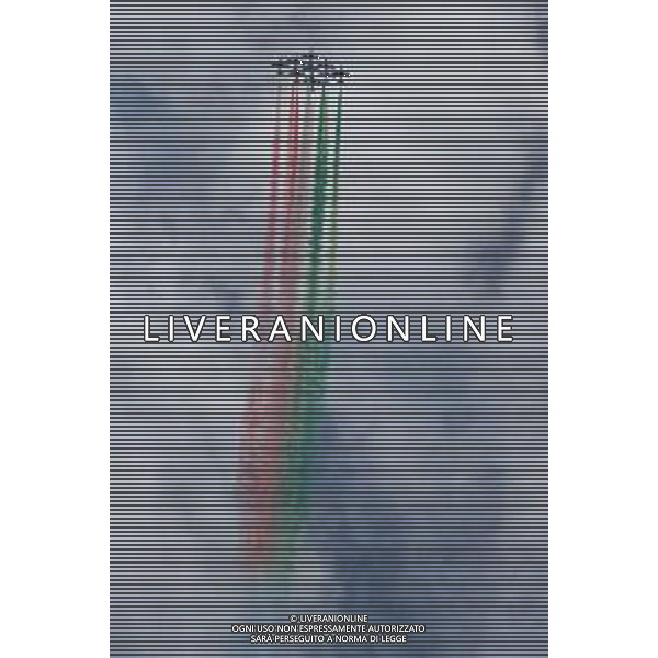 FRECCE TRICOLORI AL GP DI MONZA 2019 08.09.2019. Formula 1 World Championship, Rd 14, Italian Grand Prix, Monza, Italy, Race Day. AG ALDO LIVERANI SAS-ONLY ITALY