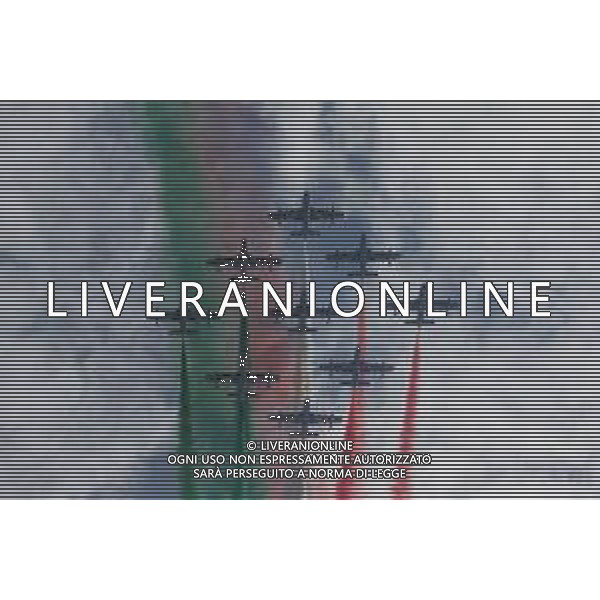 FRECCE TRICOLORI AL GP DI MONZA 2019 08.09.2019. Formula 1 World Championship, Rd 14, Italian Grand Prix, Monza, Italy, Race Day. AG ALDO LIVERANI SAS-ONLY ITALY