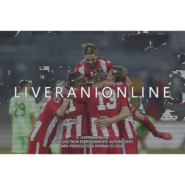 VIS PESARO - SAMBENEDETTESE Campionato di Calcio serie C 08/09/2019. nella foto: esultanza finale vis pesaro ©Claudio Zamagni/Agenzia Aldo Liverani s.a.s. / AGENZIA ALDO LIVERANI SAS