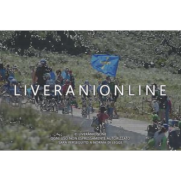 08-09-2019 Vuelta A Espana; Tappa 15 Tineo - Santuario Del Acebo; 2019, Movistar; 2019, Jumbo - Visma; Soler, Marc; Valverde, Alejandro; Roglic, Primoz; Puerto Del Acebo; ©SIROTTI / AGENZIA ALDO LIVERANI SAS