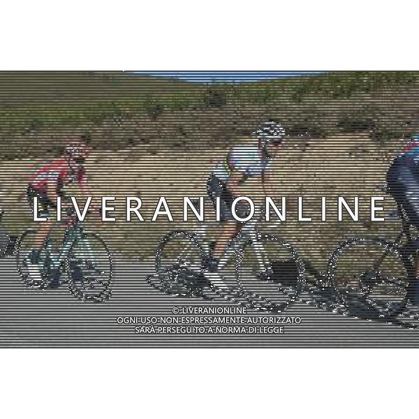 08-09-2019 Vuelta A Espana; Tappa 15 Tineo - Santuario Del Acebo; 2019, Movistar; 2019, Jumbo - Visma; Valverde, Alejandro; Roglic, Primoz; Puerto Del Acebo; ©SIROTTI / AGENZIA ALDO LIVERANI SAS
