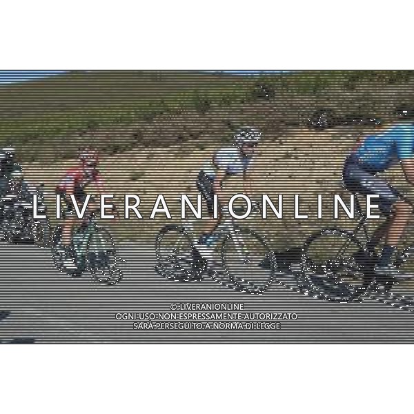 08-09-2019 Vuelta A Espana; Tappa 15 Tineo - Santuario Del Acebo; 2019, Movistar; 2019, Jumbo - Visma; Valverde, Alejandro; Roglic, Primoz; Puerto Del Acebo; ©SIROTTI / AGENZIA ALDO LIVERANI SAS