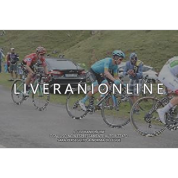 09-09-2019 Vuelta A Espana; Tappa 16 Pravia - Alto De La Cubilla; 2019, Astana; 2019, Jumbo - Visma; Lopez Moreno, Miguel Angel; Roglic, Primoz; Alto De La Cubilla; ©SIROTTI / AGENZIA ALDO LIVERANI SAS