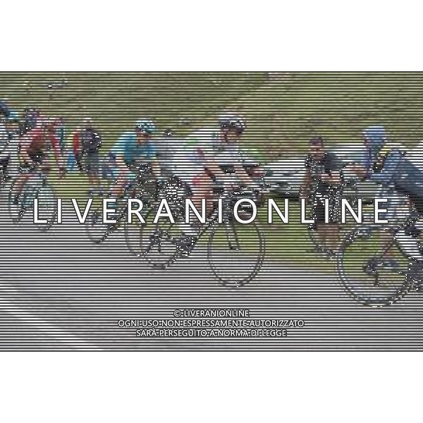09-09-2019 Vuelta A Espana; Tappa 16 Pravia - Alto De La Cubilla; 2019, Uae - Emirates; 2019, Astana; 2019, Jumbo - Visma; Pogacar, Tadej; Lopez Moreno, Miguel Angel; Roglic, Primoz; Alto De La Cubilla; ©SIROTTI / AGENZIA ALDO LIVERANI SAS