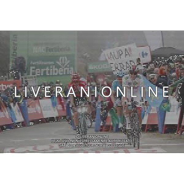 09-09-2019 Vuelta A Espana; Tappa 16 Pravia - Alto De La Cubilla; 2019, Uae - Emirates; 2019, Jumbo - Visma; Pogacar, Tadej; Roglic, Primoz; Alto De La Cubilla; ©SIROTTI / AGENZIA ALDO LIVERANI SAS