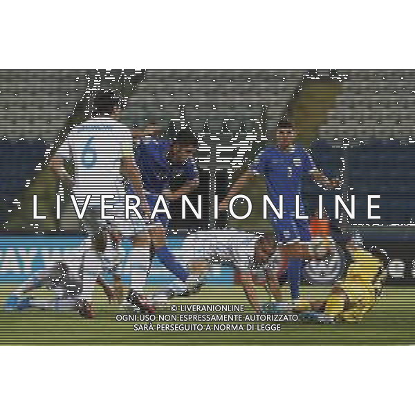 UEFA Euro 2020 - Qualificazioni del gruppo I San Marino - Cipro 09/09/2019 nella foto: goal Ioannis Kousoulos ©Claudio Zamagni/Agenzia Aldo Liverani s.a.s. goal I?ann?s Kousoulos during the UEFA Euro 2020 Qualifier Group I between San Marino and Cyprus at San Marino Olympic Stadium on September 9 2019 in Serravalle - Republic of San Marino photo credit by Claudio Zamagni/Agenzia Aldo Liverani s.a.s. / AGENZIA ALDO LIVERANI SAS