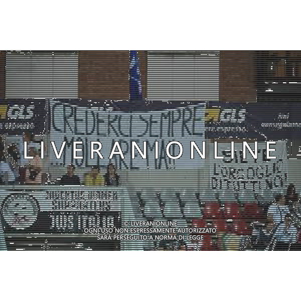 Alessandria 11.09.2019 Stadio Moccagatta Juventus vs Barcellona Sedicesimi Champions League Femminile 2019/2020 ©Viganti/Agenzia Aldo Liverani Nella foto: tifosi juventus striscioni / AGENZIA ALDO LIVERANI SAS