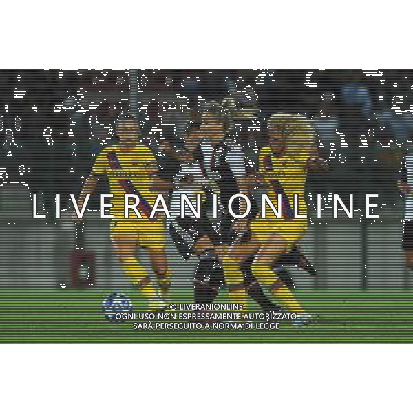 Alessandria 11.09.2019 Stadio Moccagatta Juventus vs Barcellona Sedicesimi Champions League Femminile 2019/2020 ©Viganti/Agenzia Aldo Liverani Nella foto: martina rosucci e kheira hamroui / AGENZIA ALDO LIVERANI SAS