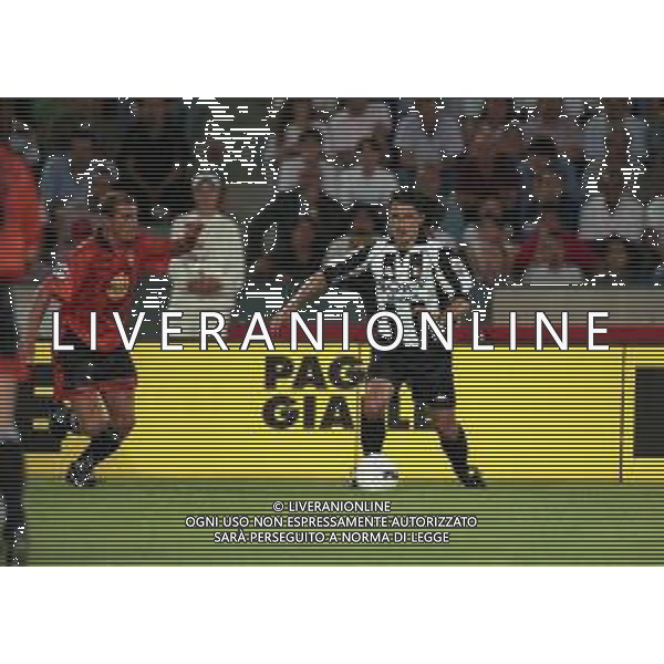1998-UDINE TROFEO BIRRA MORETTI TRIANGOLARE INTER-JUVENTUS -UDINESE NELLA FOTO MICHELE PADOVANO AG ALDO LIVERANI SAS