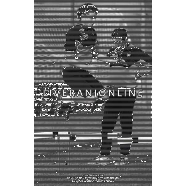 1991-1992 APPIANO GENTILE ALLENAMENTO INTER NELLA FOTO CORRADO ORRICO E MARCELLO MONTANARI AG ALDO LIVERANI SAS