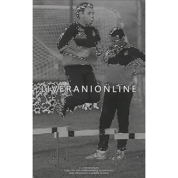 1991-1992 APPIANO GENTILE ALLENAMENTO INTER NELLA FOTO CORRADO ORRICO E STEFANO DESIDERI AG ALDO LIVERANI SAS