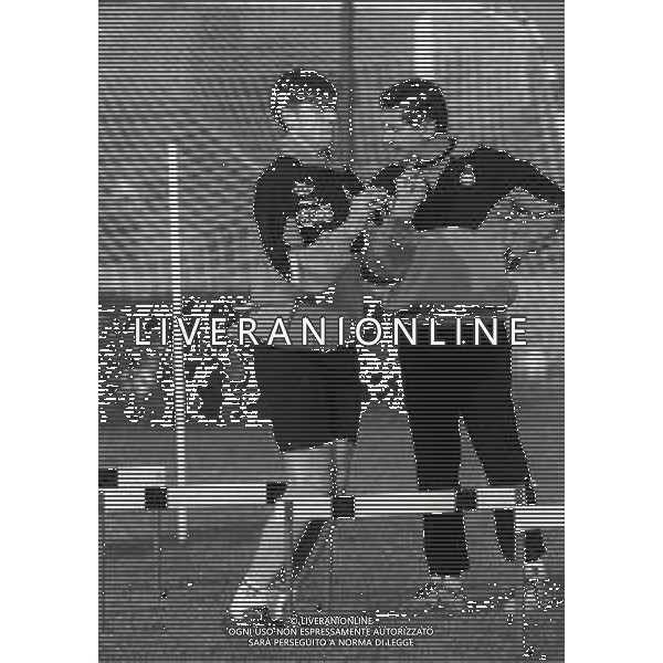 1991-1992 APPIANO GENTILE ALLENAMENTO INTER NELLA FOTO CORRADO ORRICO E NICOLA BERTI AG ALDO LIVERANI SAS