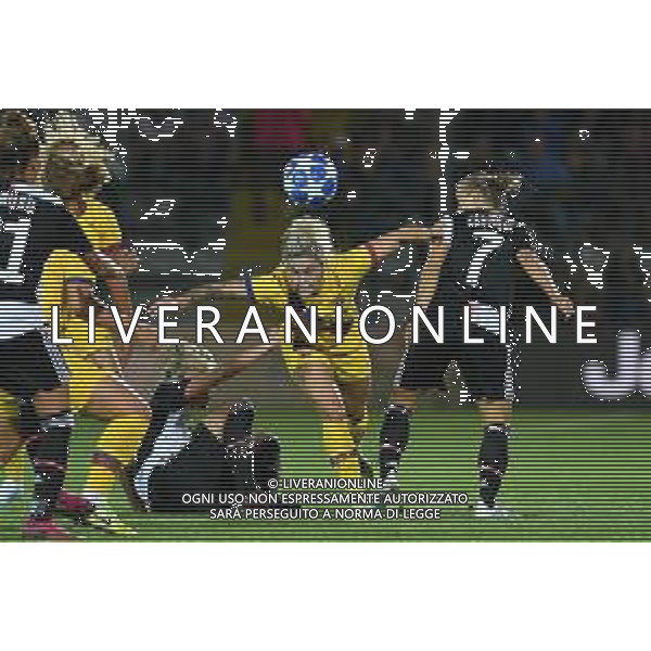 Alessandria 11.09.2019 Stadio Moccagatta Juventus vs Barcellona Sedicesimi Champions League Femminile 2019/2020 ©Viganti/Agenzia Aldo Liverani Nella foto: kheira hamroui e valentina cernoia