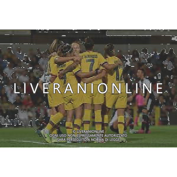 Alessandria 11.09.2019 Stadio Moccagatta Juventus vs Barcellona Sedicesimi Champions League Femminile 2019/2020 ©Viganti/Agenzia Aldo Liverani Nella foto: esultanza barcellona