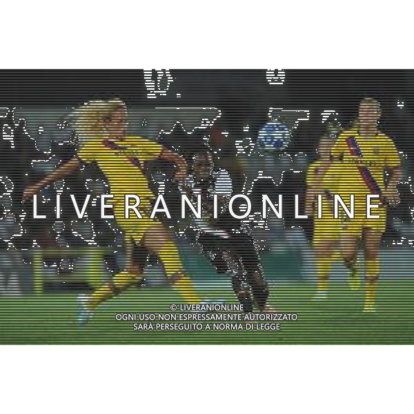 Alessandria 11.09.2019 Stadio Moccagatta Juventus vs Barcellona Sedicesimi Champions League Femminile 2019/2020 ©Viganti/Agenzia Aldo Liverani Nella foto: eniola aluko e khaire hamraoui