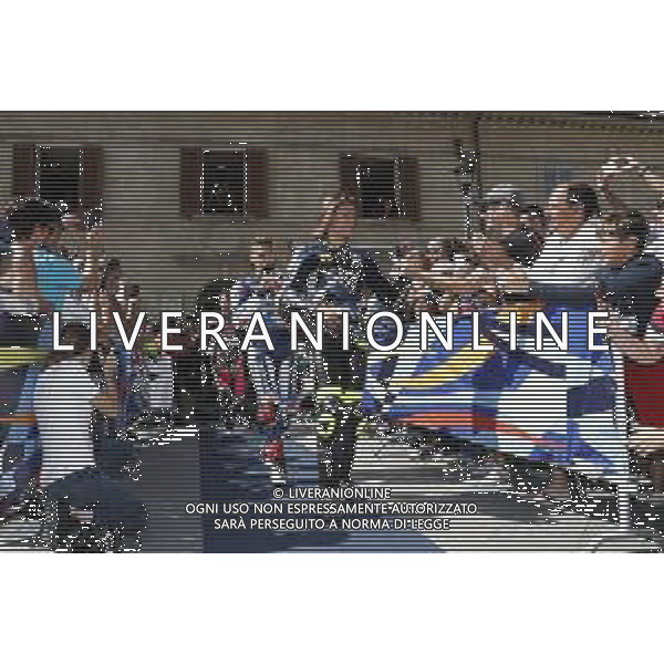 REPUBBLICA di SAN MARINO 12/09/2019 - MotoGP Parade i Piloti del Motomondiale sul piazzale della Liberta\'. nella foto: nicolo\' bulega riccardo rossi ©Claudio Zamagni/Agenzia Aldo Liverani s.a.s. / AGENZIA ALDO LIVERANI SAS