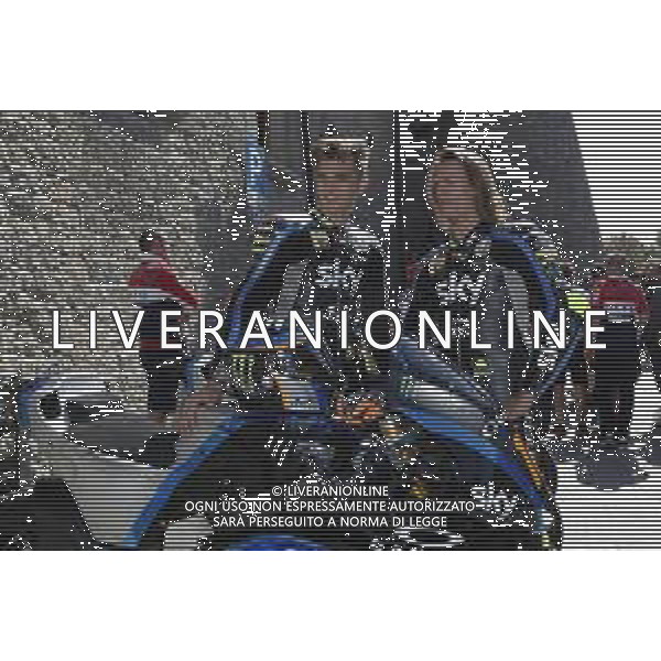 REPUBBLICA di SAN MARINO 12/09/2019 - MotoGP Parade i Piloti del Motomondiale sul piazzale della Liberta\'. nella foto: luca marini e nicolo\' bulega ©Claudio Zamagni/Agenzia Aldo Liverani s.a.s. / AGENZIA ALDO LIVERANI SAS