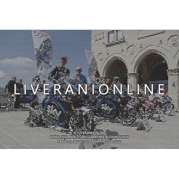 REPUBBLICA di SAN MARINO 12/09/2019 - MotoGP Parade i Piloti del Motomondiale sul piazzale della Liberta\'. nella foto: luca marini ©Claudio Zamagni/Agenzia Aldo Liverani s.a.s. / AGENZIA ALDO LIVERANI SAS